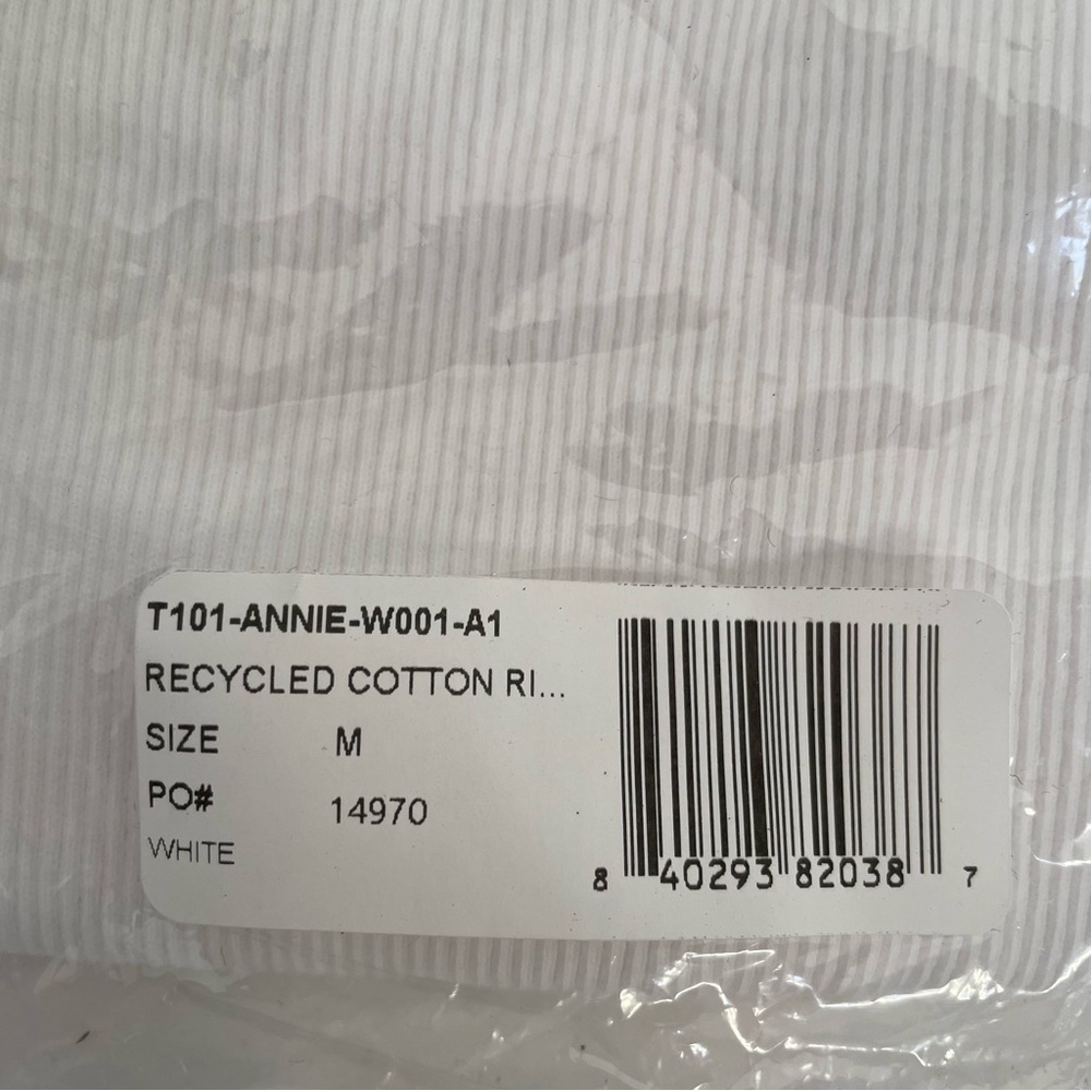 perfectwhitetee Women's Annie White Tank Top NWT Original Packaging - Picture 6 of 7